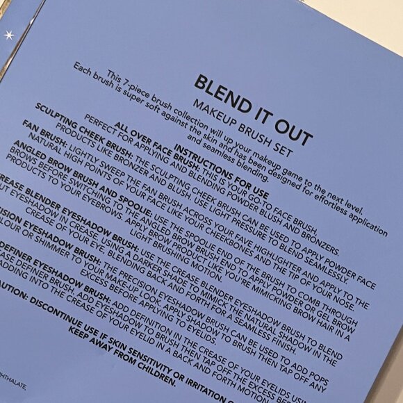 Blending Make Up Brushes. (2 sets / 7 brushes in a set) (NEW) (h/x) - Picture 8 of 13